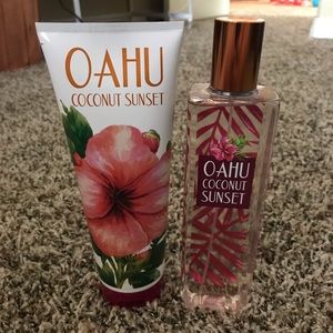 Bath and body works spray and lotion